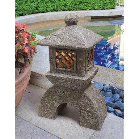 Design Toscano Japanese Pagoda Illuminated Lantern Statue AL58699